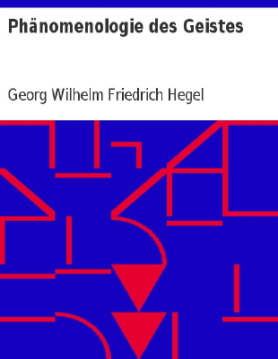 Couverture de Hegel - Phänomenologie des Geistes